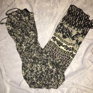 Floral Jump Suit